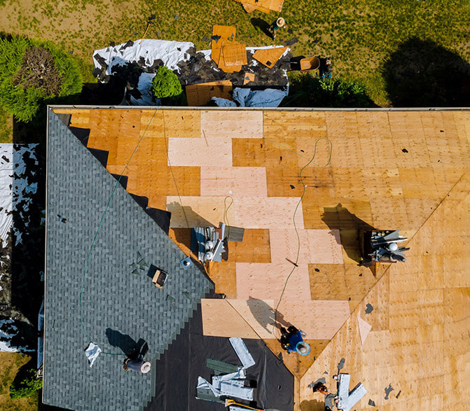 raintech roof replacement.